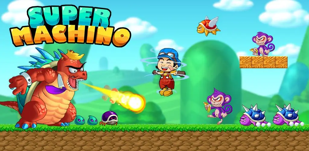 android용 Super Machino Go : 월드 어드벤처 게임 게임 커버 아트