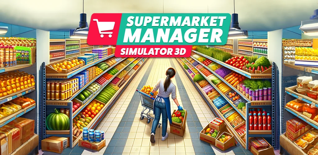 Supermarket Manager Simulator игра обложка для Android