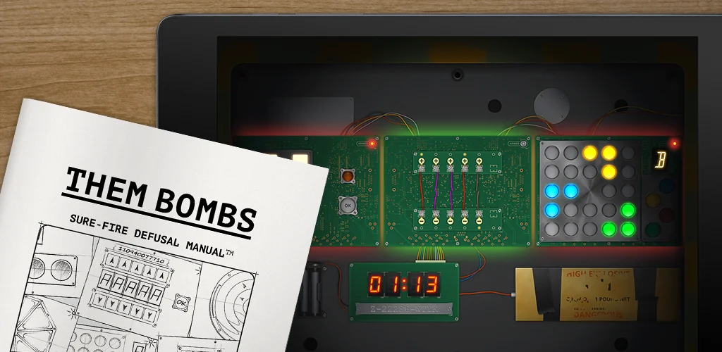 Them Bombs: 与2-4位朋友合作游玩的桌游 游戏 Android 封面艺术