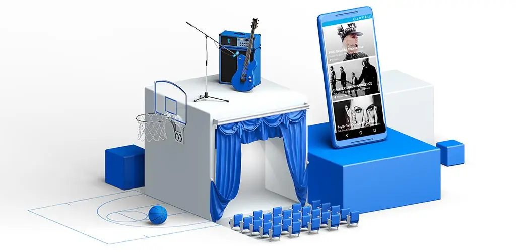 Ticketmaster aplicación carátulas para Android