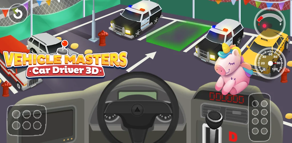 Vehicle Driving 3D:Car Parking joc copertă pentru Android