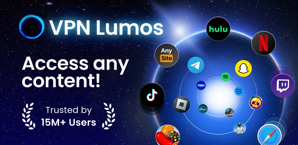 VPN Lumos برنامج غلاف فني للأندرويد