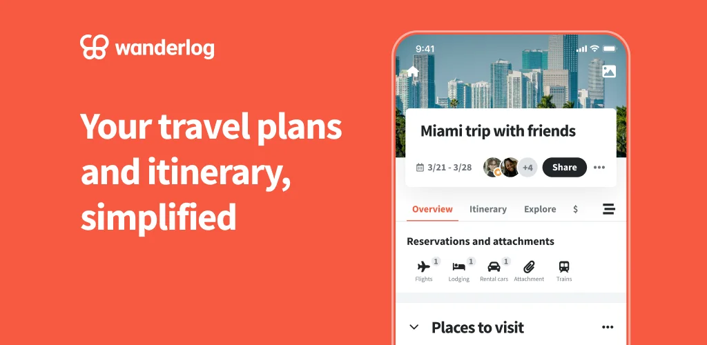 Wanderlog: Plan Viaje y Guía aplicación carátulas para Android