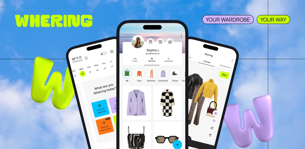 Whering:Digital Closet Stylist приложение корица за Android