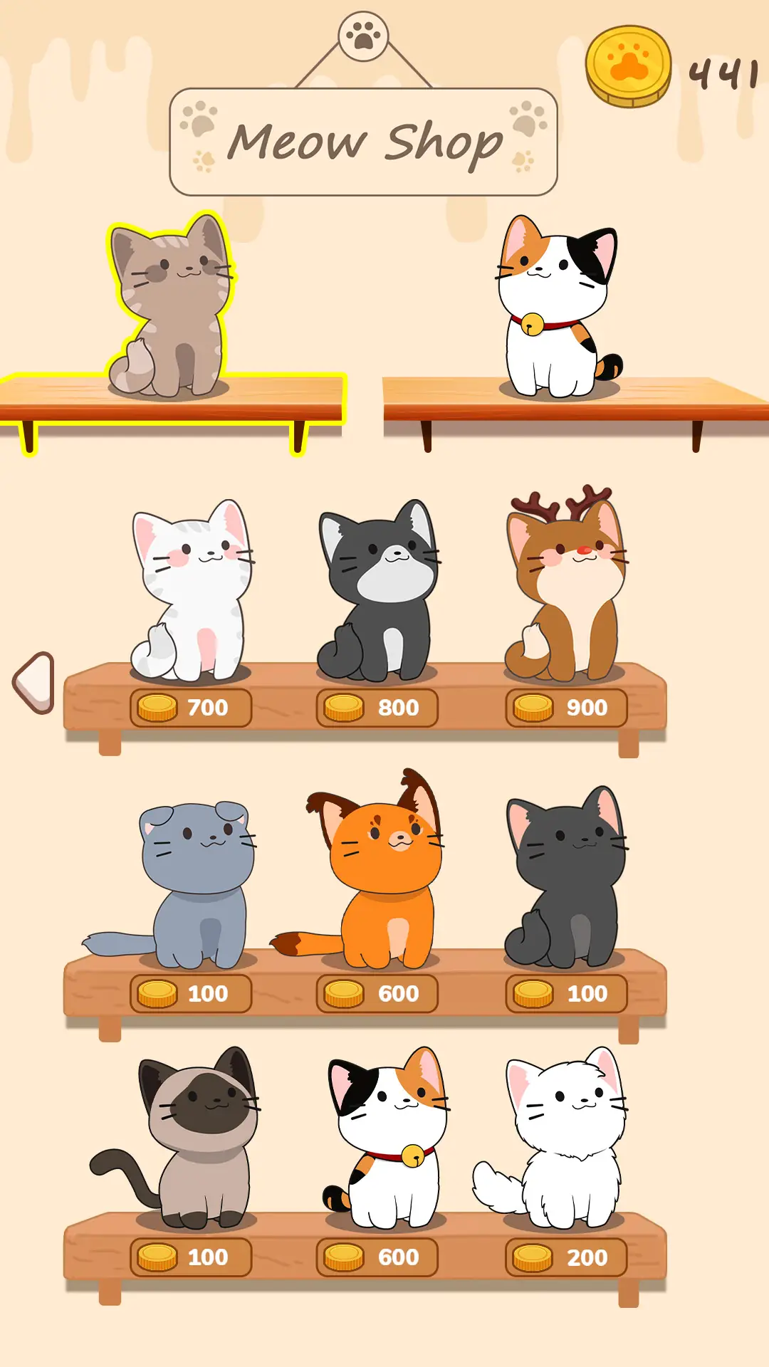 Captura de tela Duet Cats: Linda e gatos fofos 1