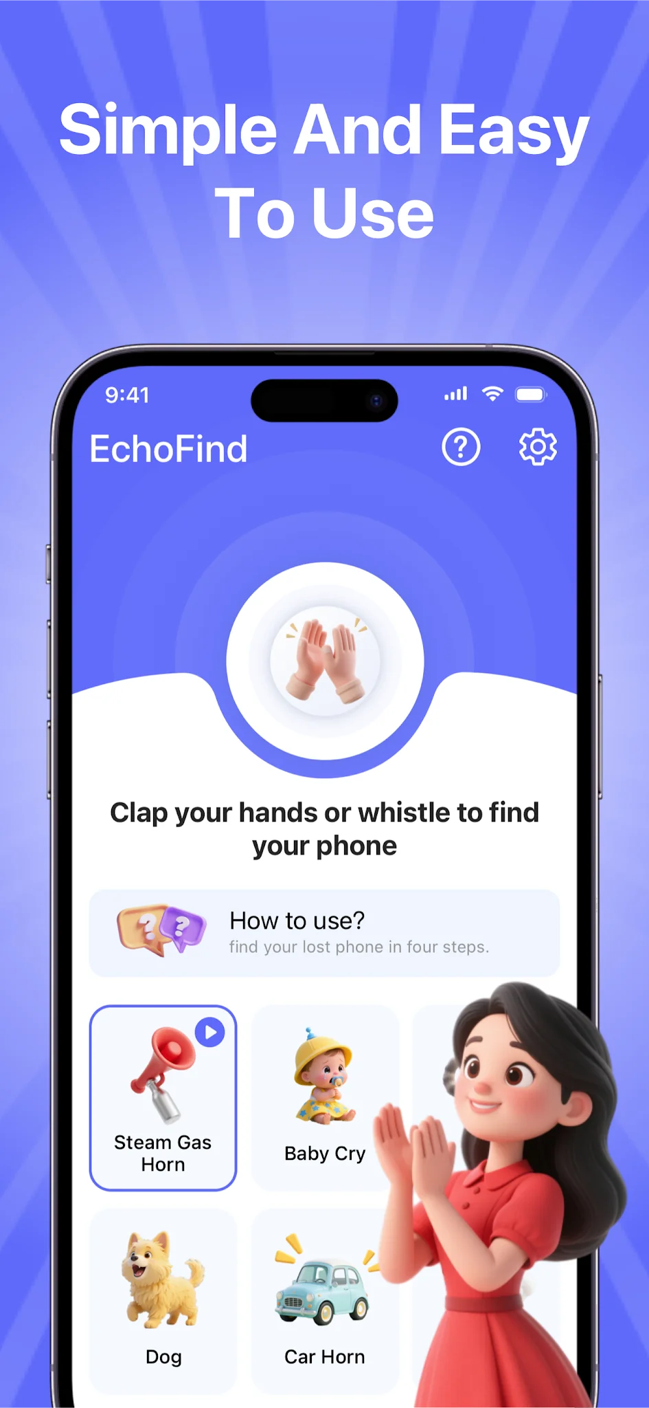 Screenshot EchoFind–Clap to Locate Phone 1