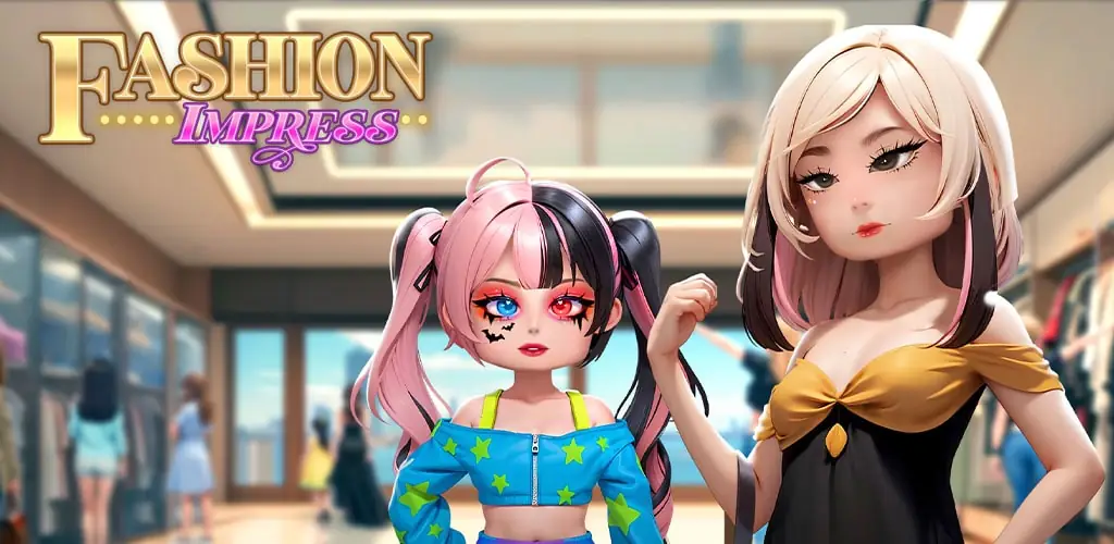 Fashion Impress: Dress Up Star खेल Android के लिए कवर आर्ट