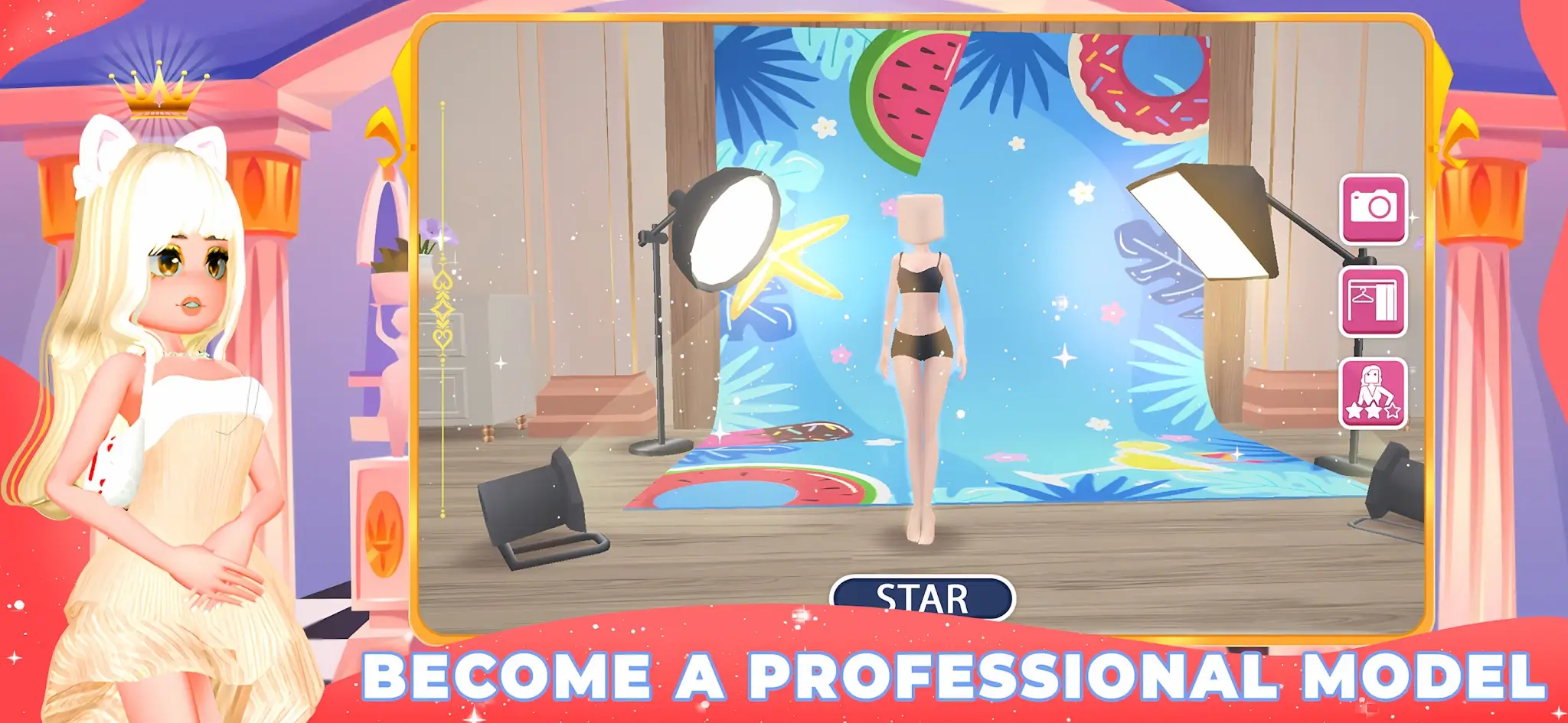 Screenshot Fashion Impress: Dress Up Star 2