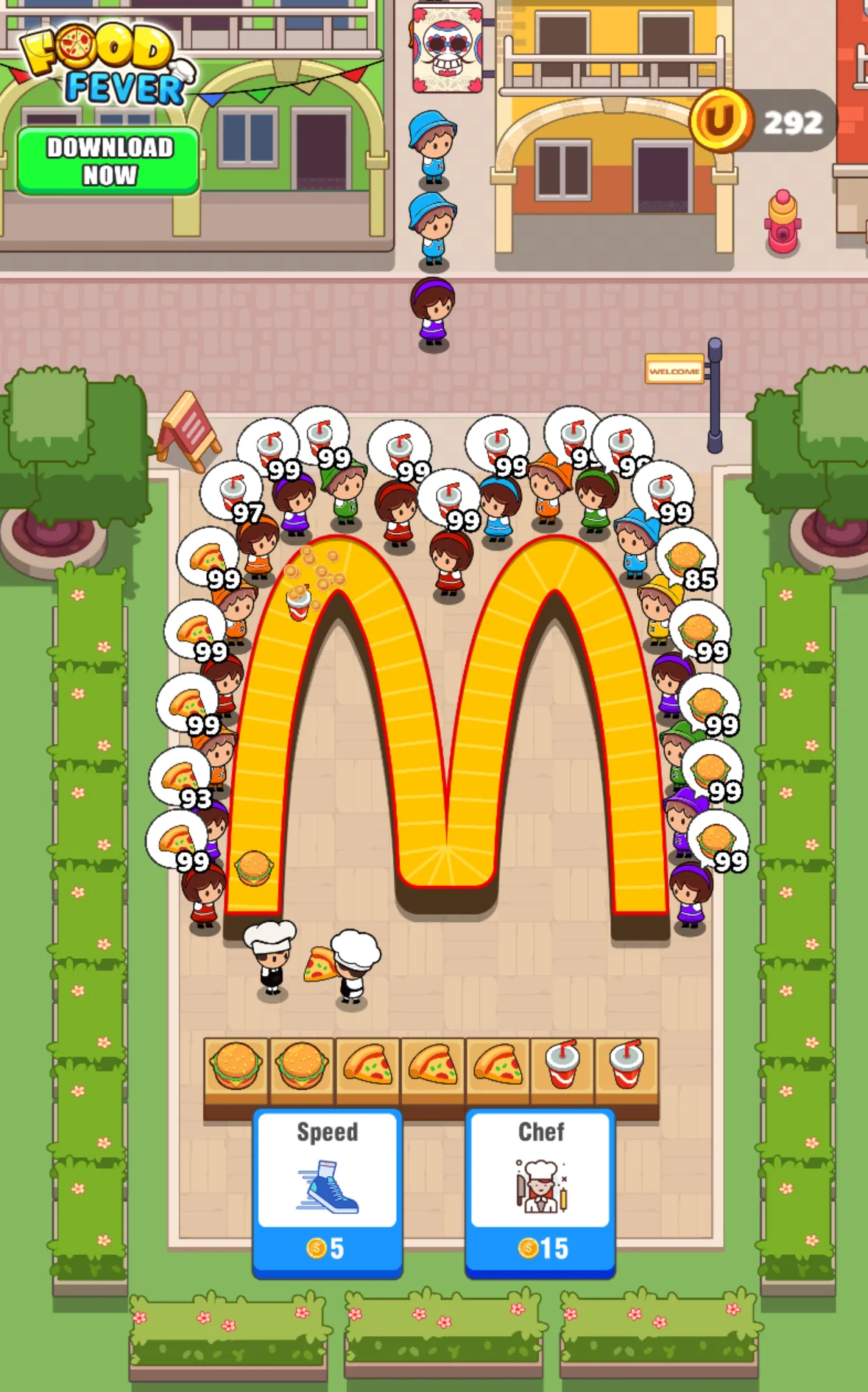 Ảnh chụp màn hình Food Fever: Idle Restaurant 2