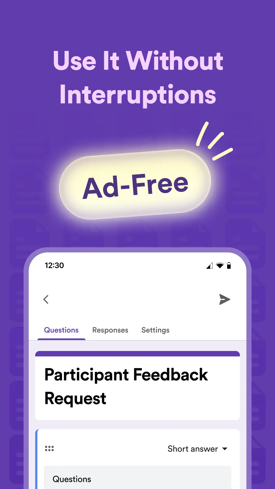 Tangkapan layar Form Editor for Google Forms 7
