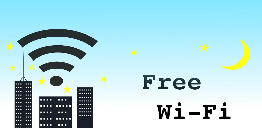 Бесплатный Интернет WiFi Найти приложение обложка для Android