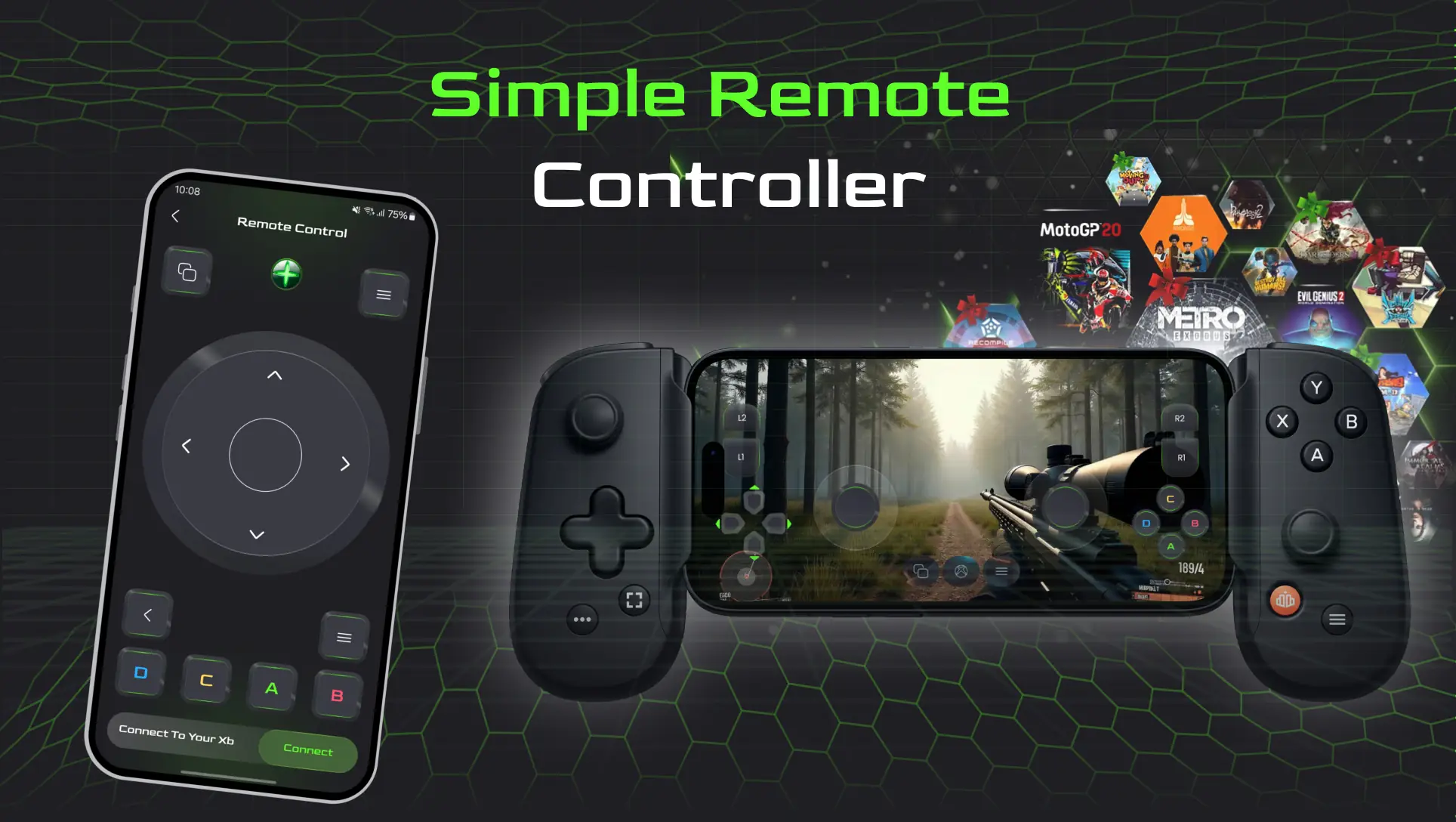 Snímek obrazovky Game Remote Play Controller 5