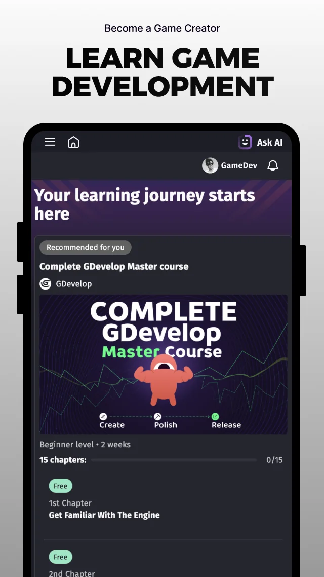 Screenshot GDevelop - Create & Play Games 5