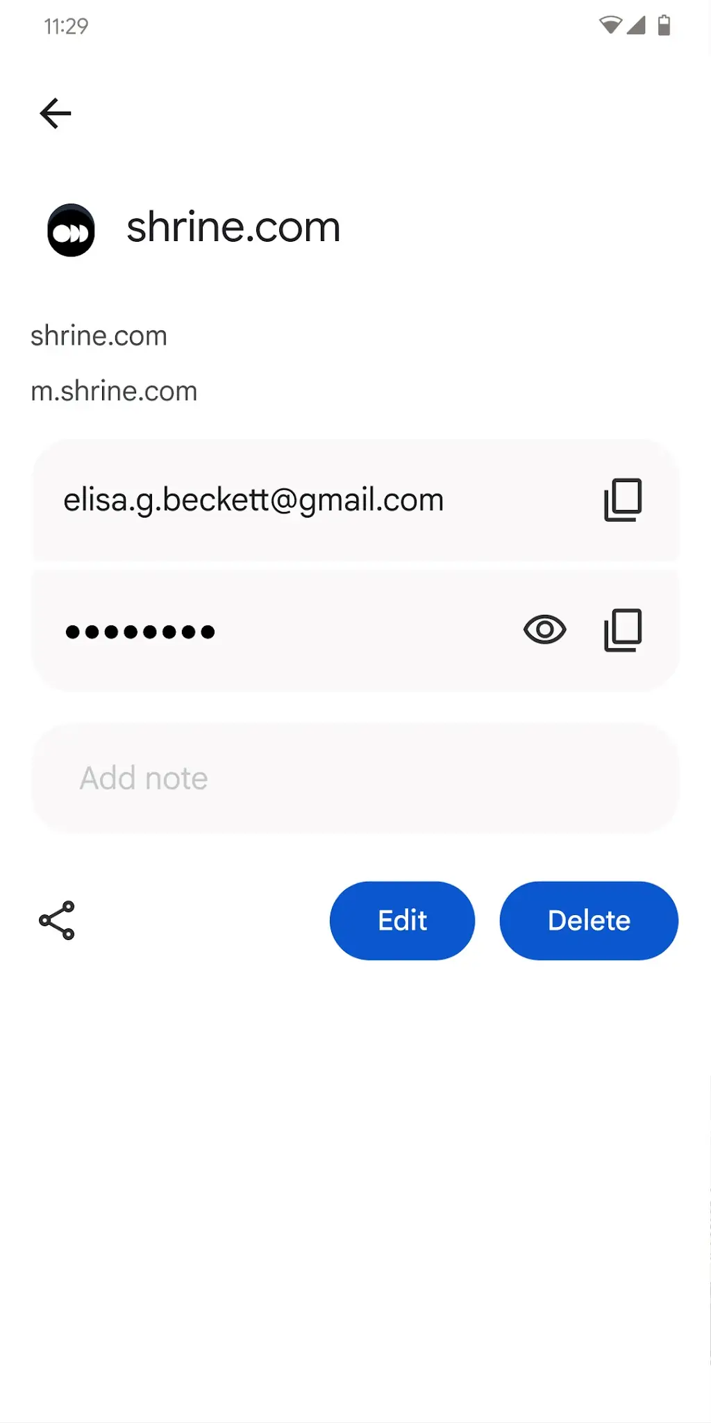 Ekran Görüntüsü Google Şifre Yöneticisi 3