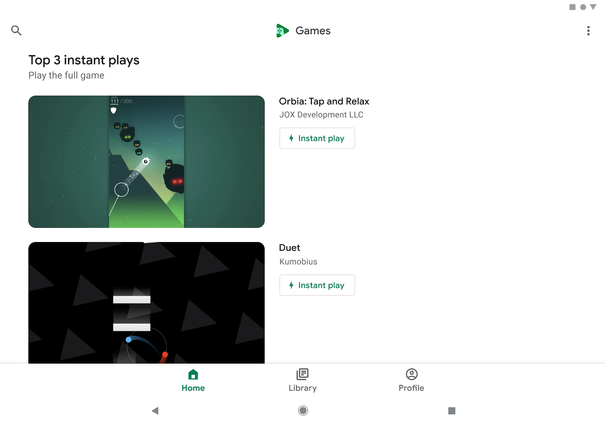 스크린샷 Google Play 게임즈 7