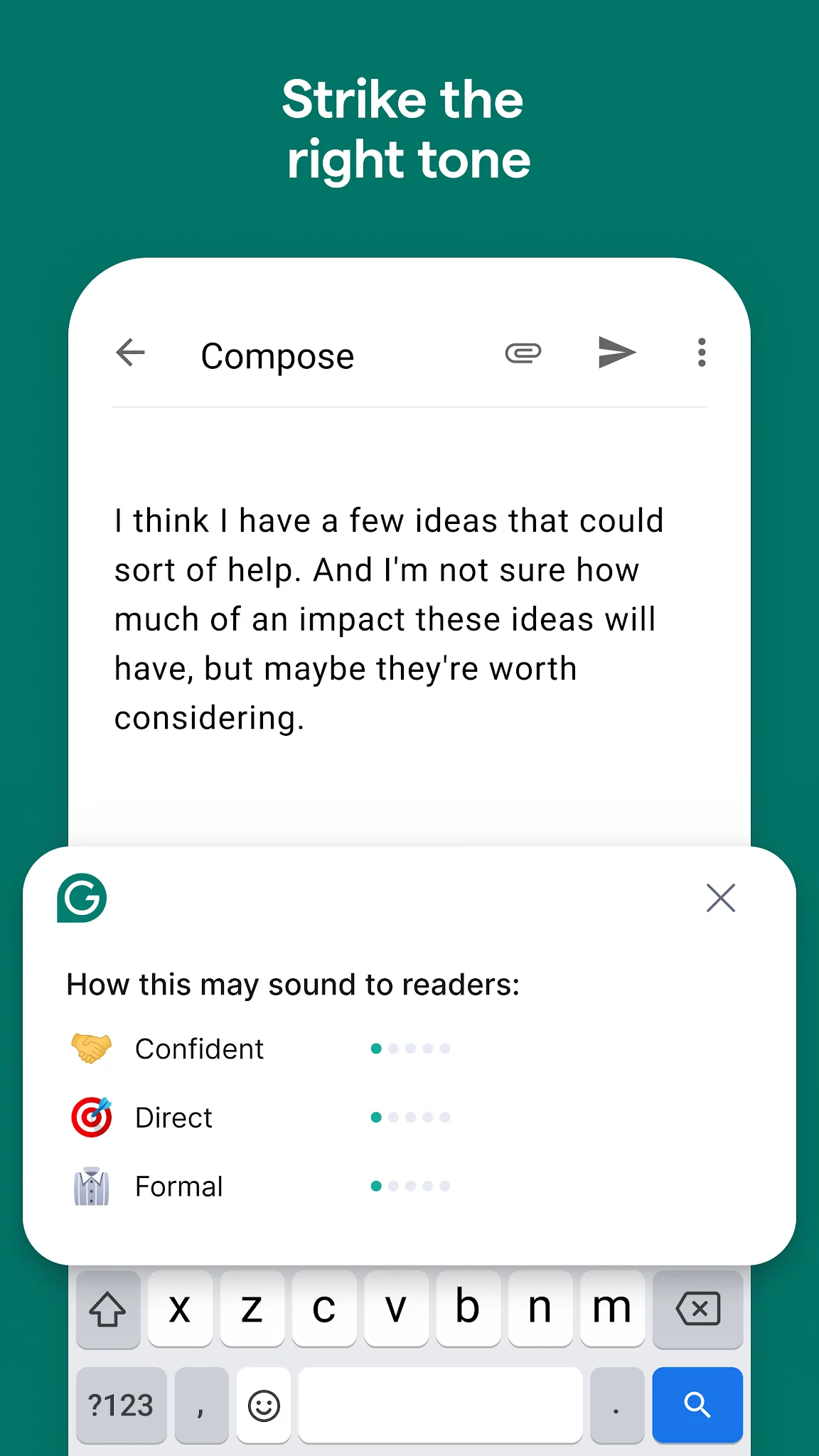 لقطة شاشة Grammarly-AI Writing Assistant %د