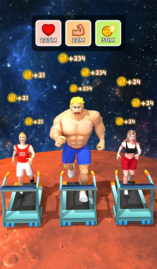 Скриншот Gym Idle Clicker: Fitness Hero 3