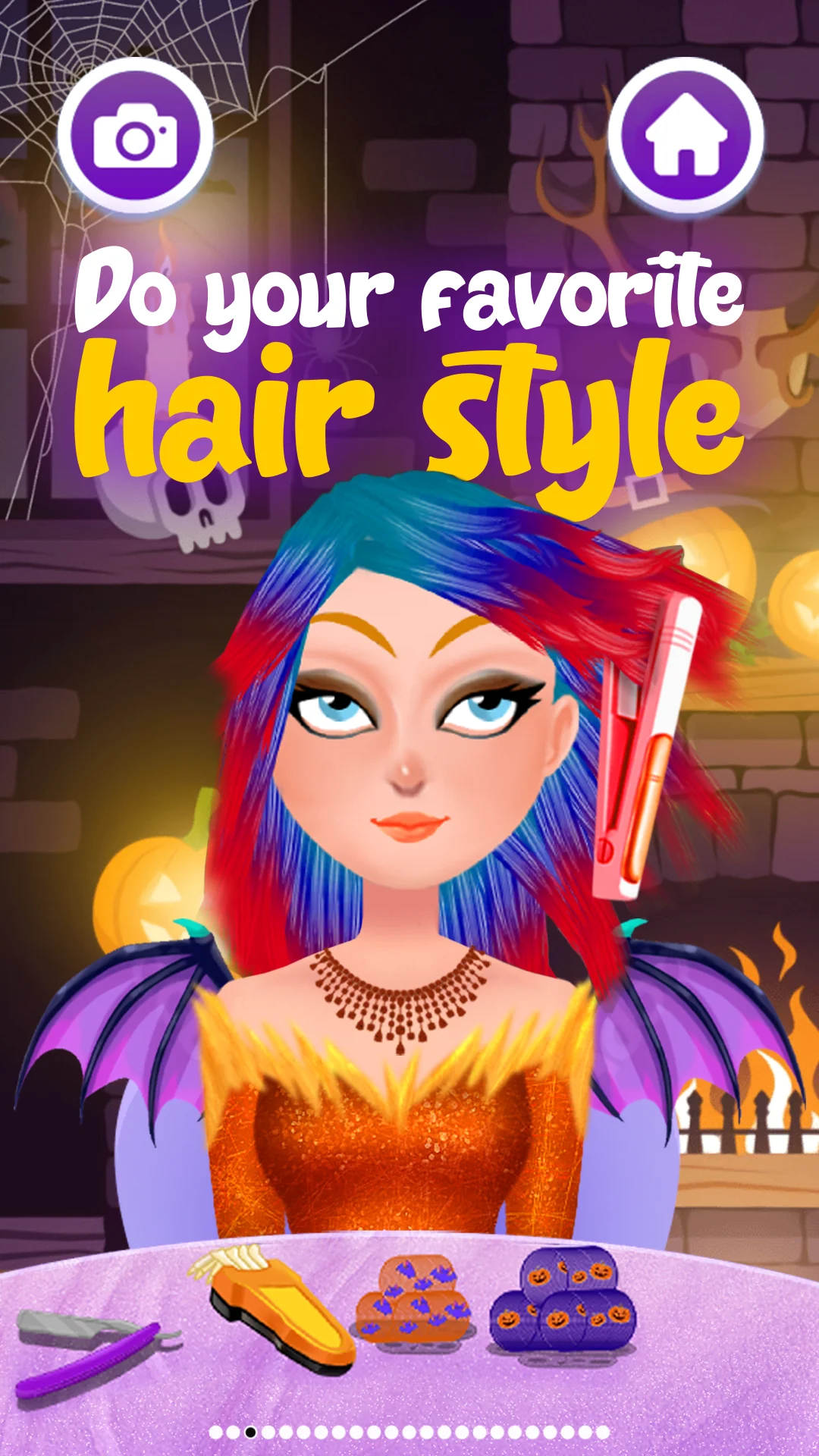 Скриншот Hair Salon : Halloween Stylish 1
