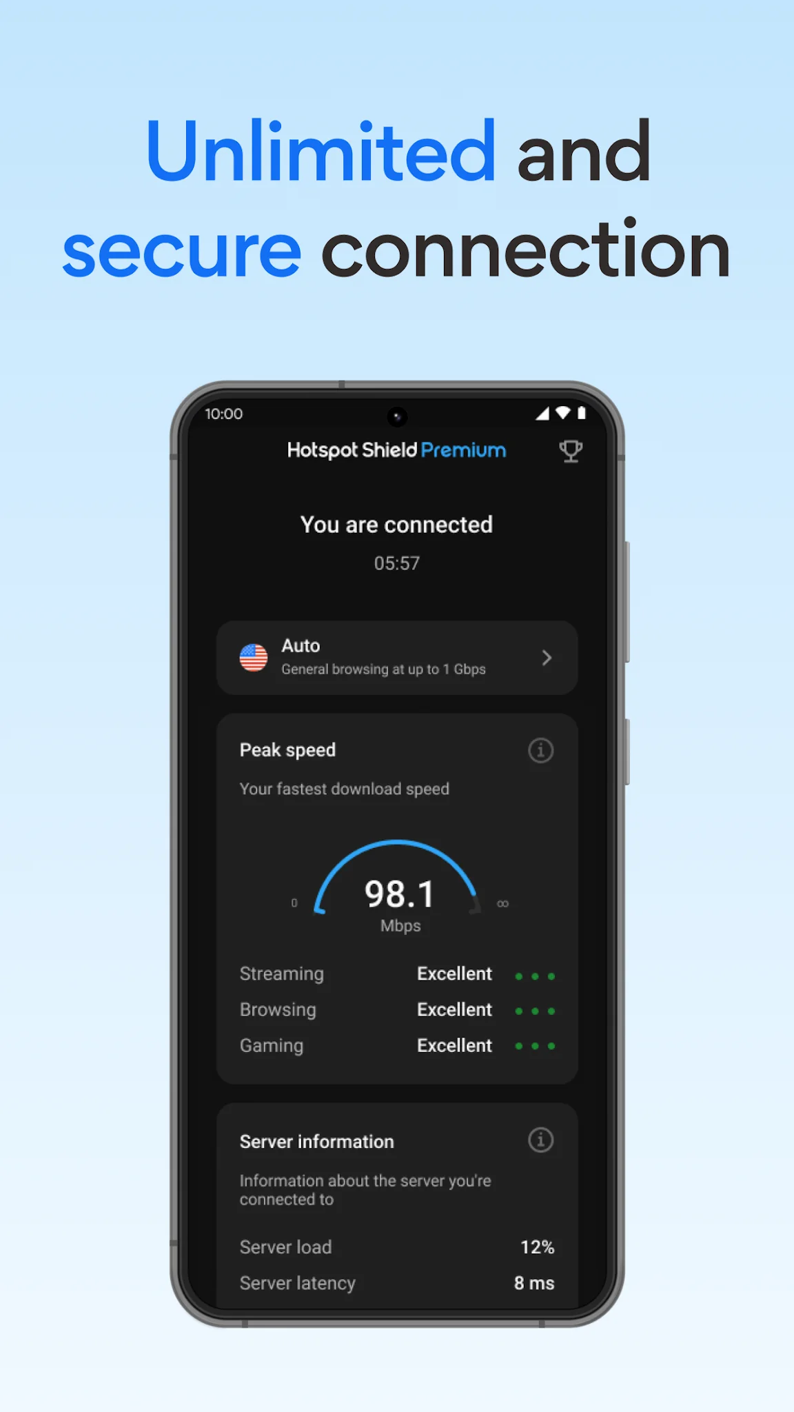 لقطة شاشة HotspotShield VPN & Wifi Proxy %د