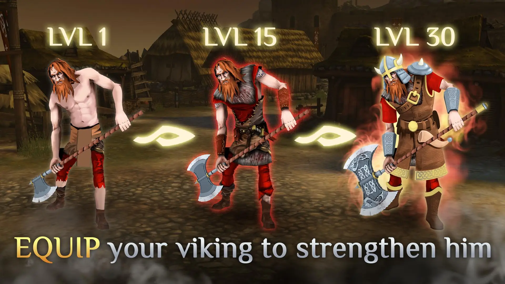 Schermata I, Viking: Epic Vikings War 3