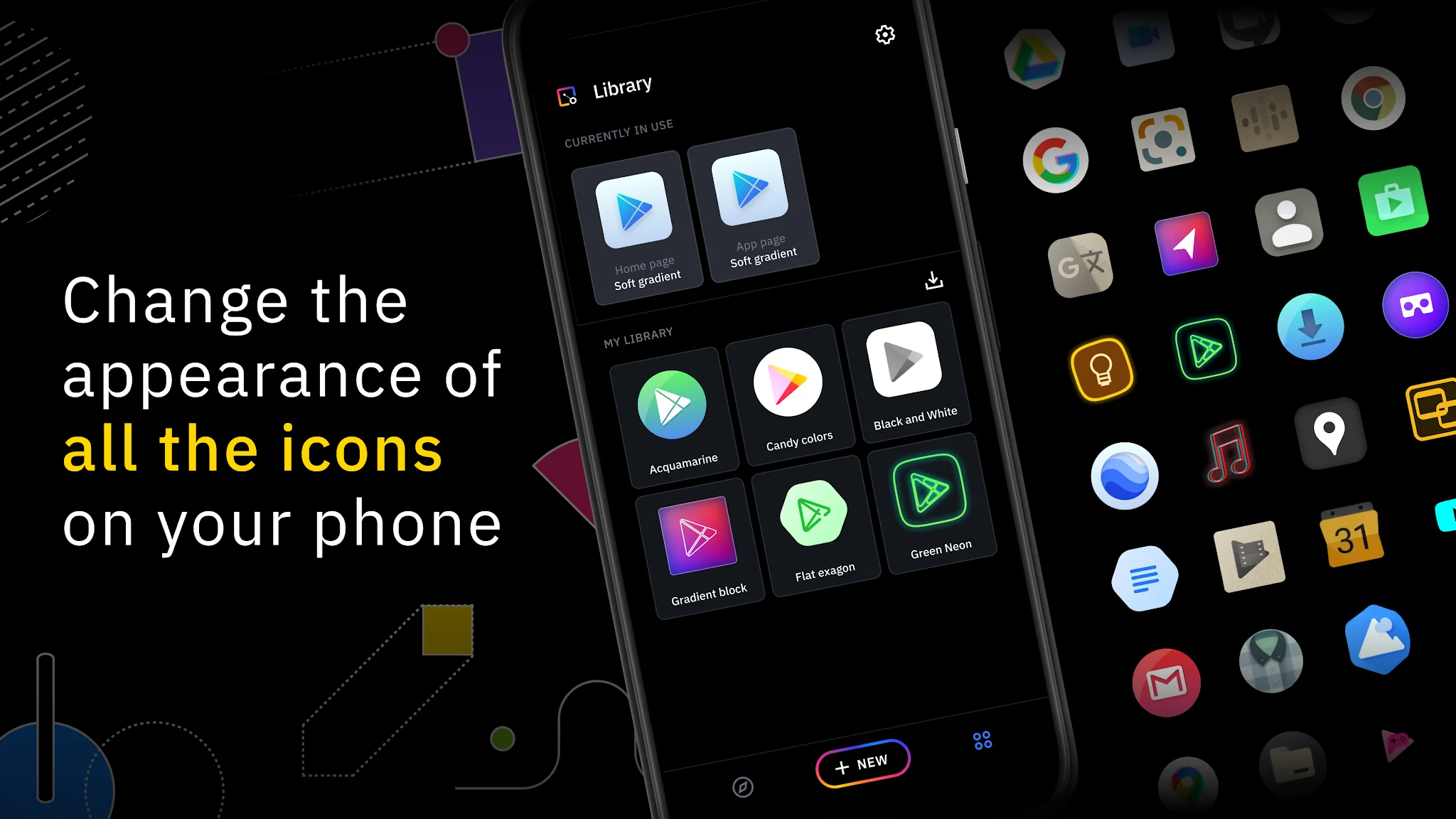 لقطة شاشة Icon Pack Studio %د