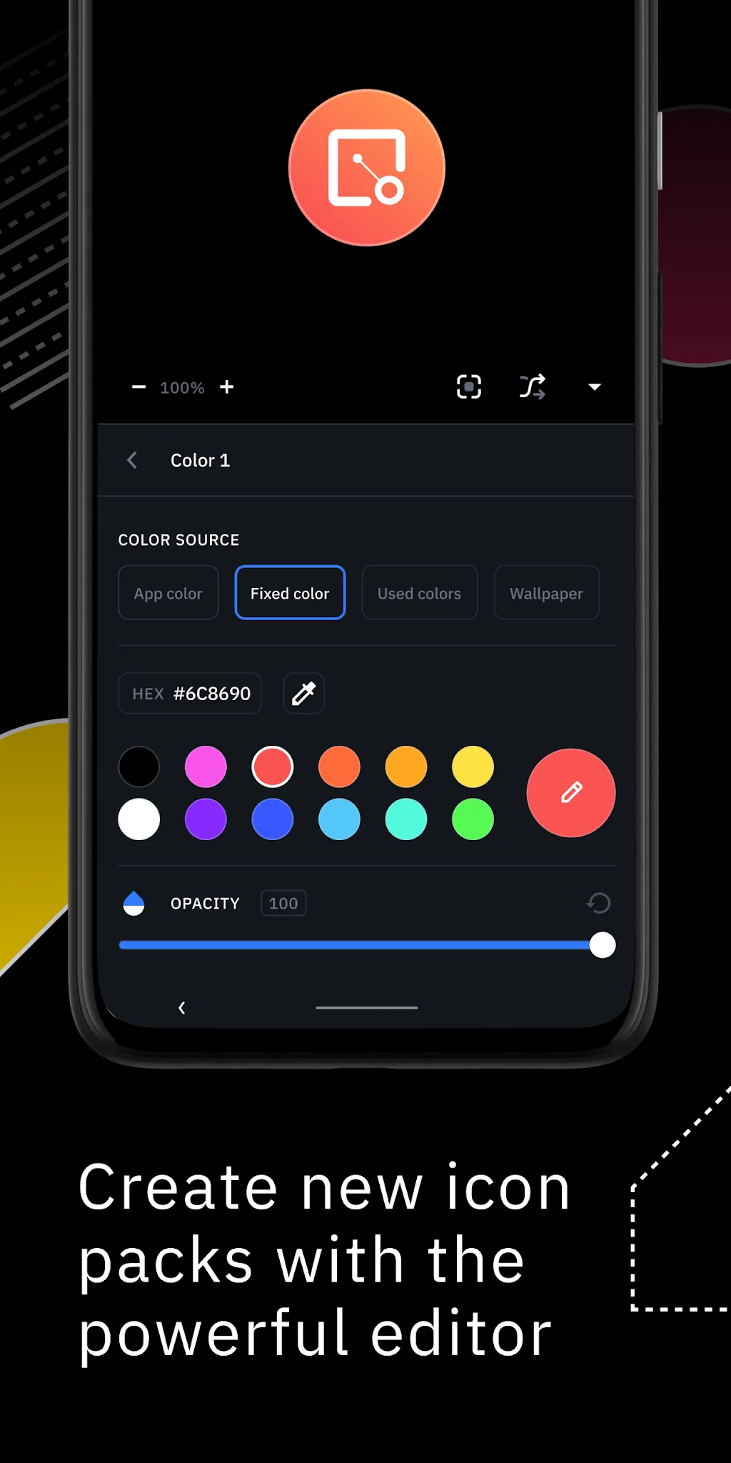 لقطة شاشة Icon Pack Studio %د