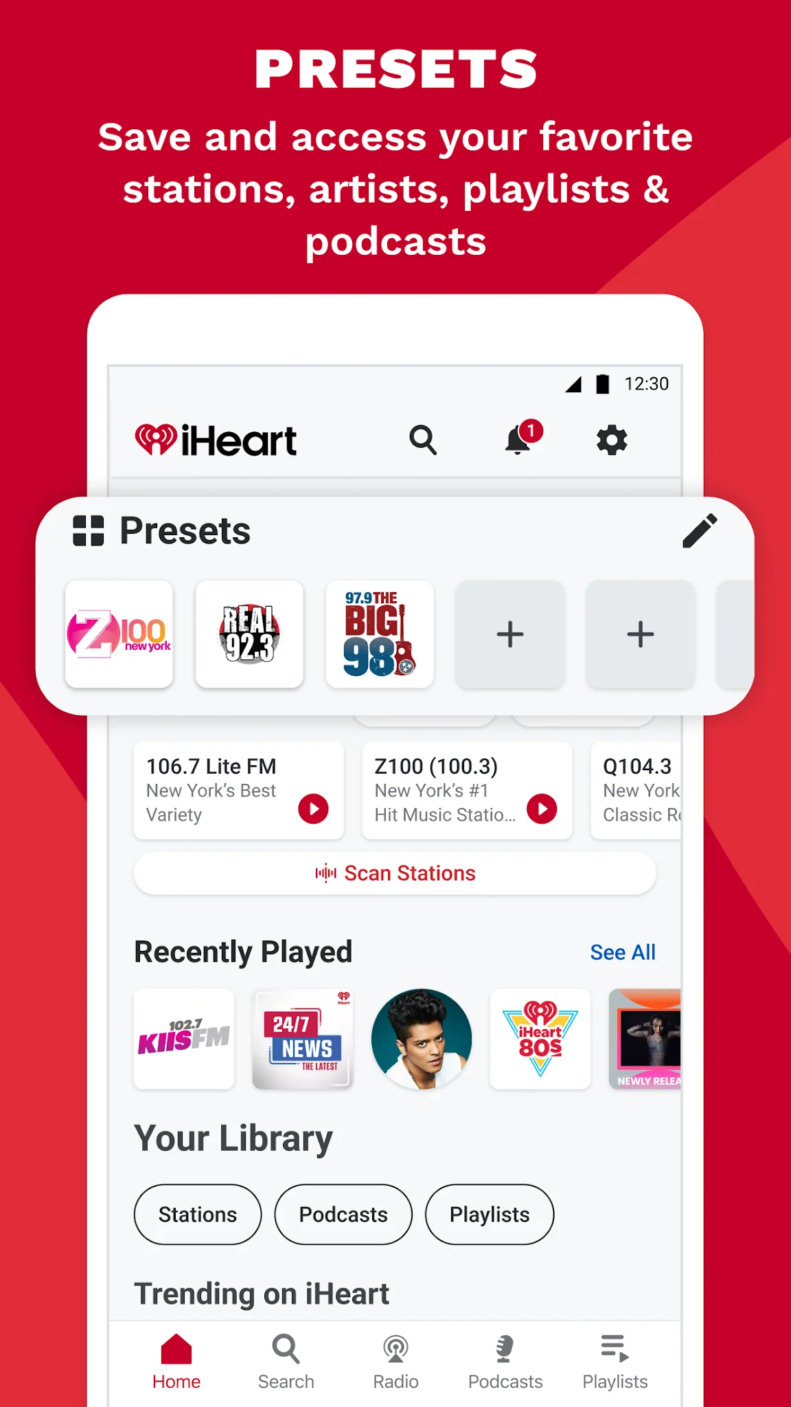 截图 iHeart: Radio, Podcasts, Music 3