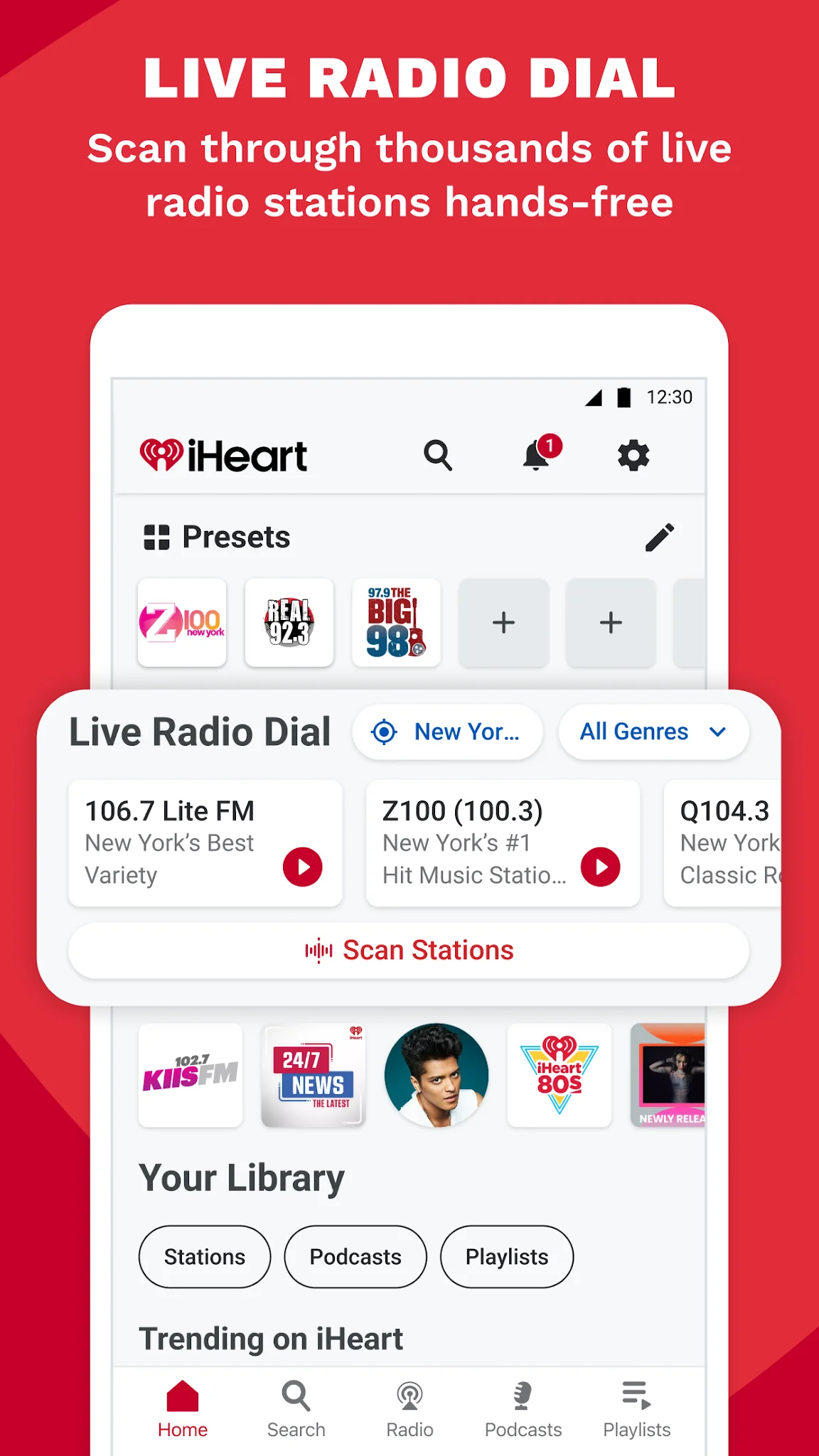 截图 iHeart: Radio, Podcasts, Music 4