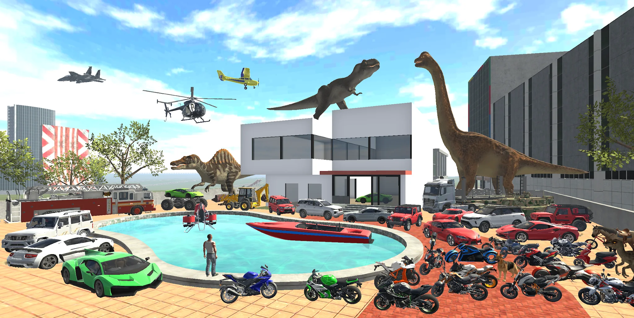 Captura de tela Indian Bikes Driving 3D 2