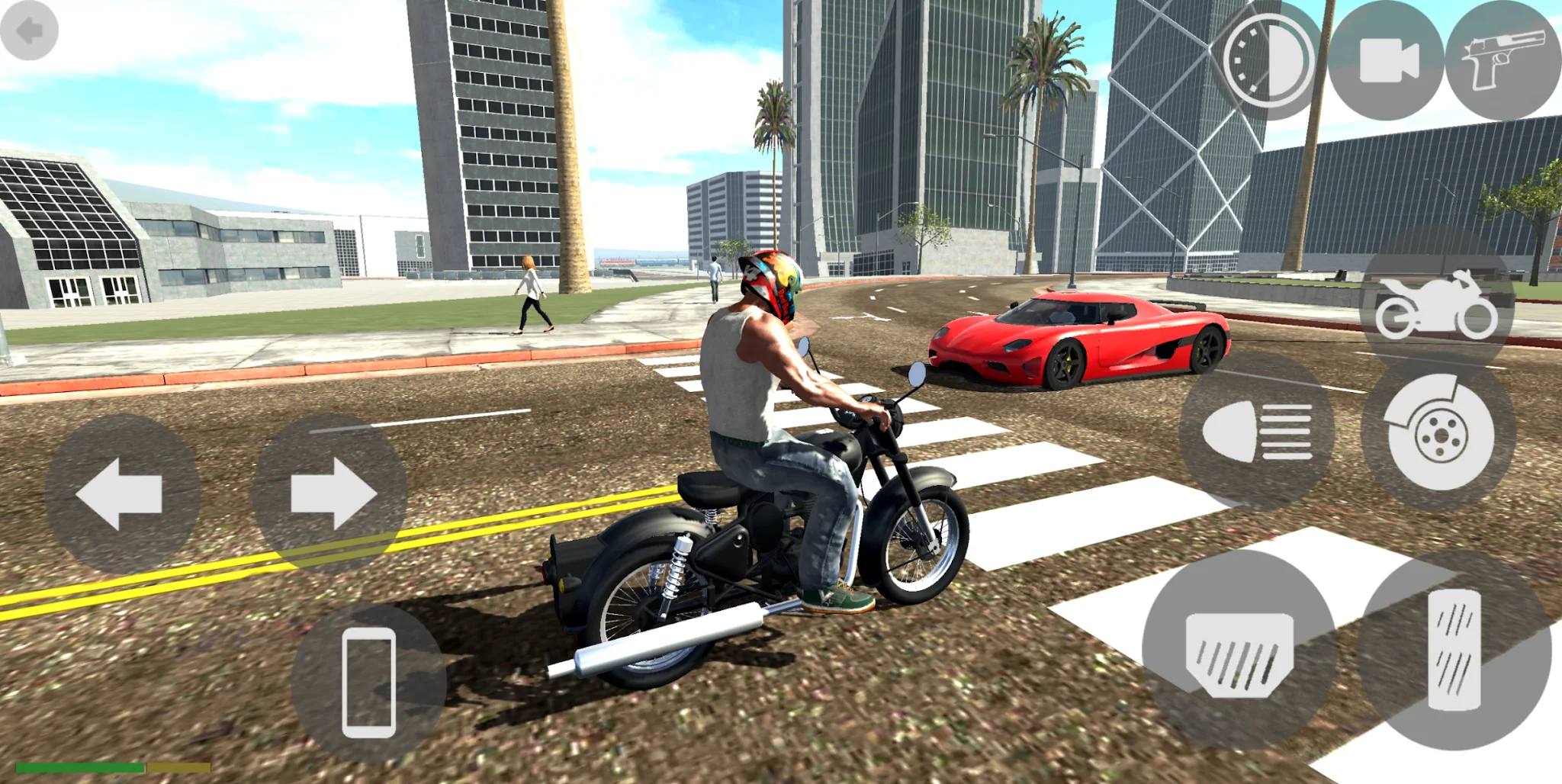 Captura de tela Indian Bikes Driving 3D 4