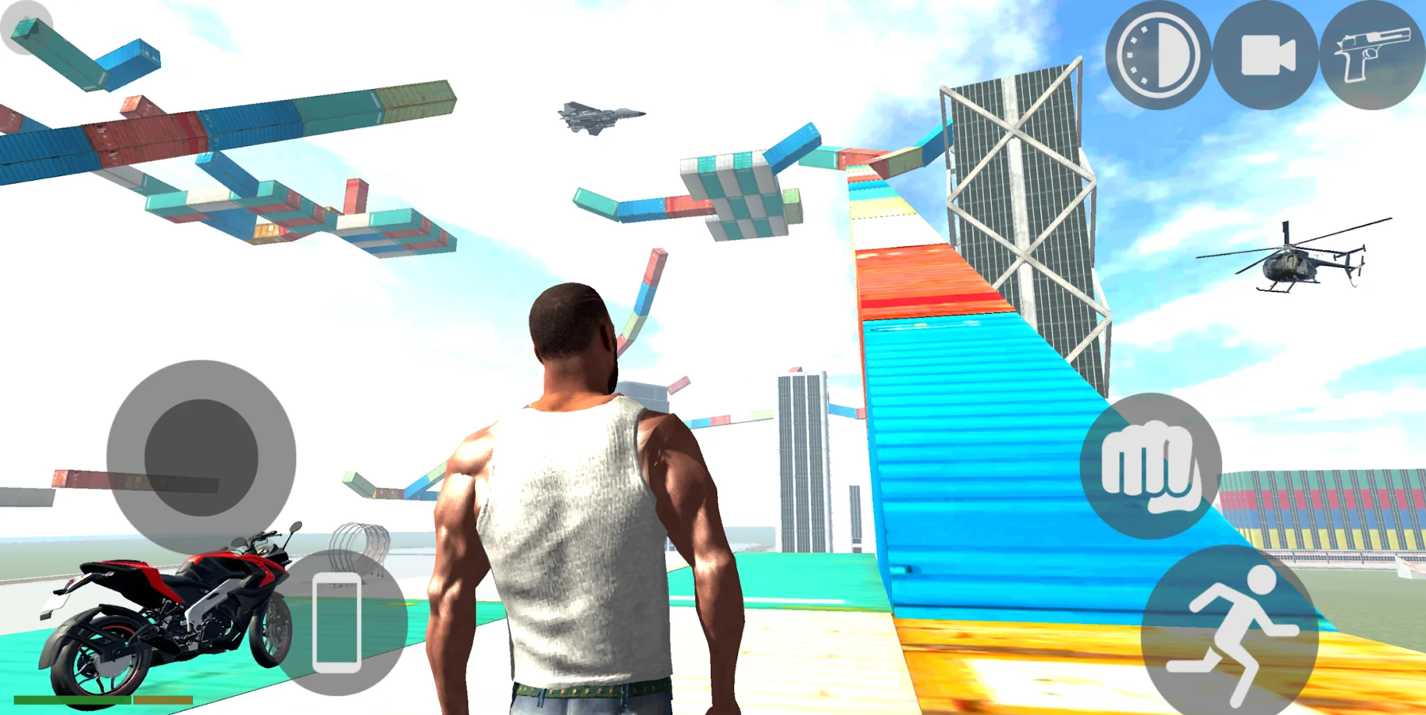 Captura de tela Indian Bikes Driving 3D 6