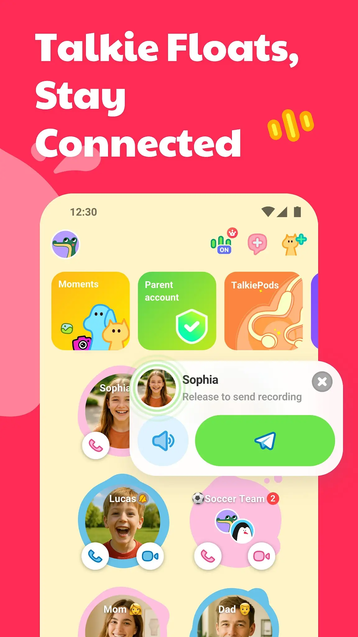 Скриншот JusTalk Kids Messenger 3