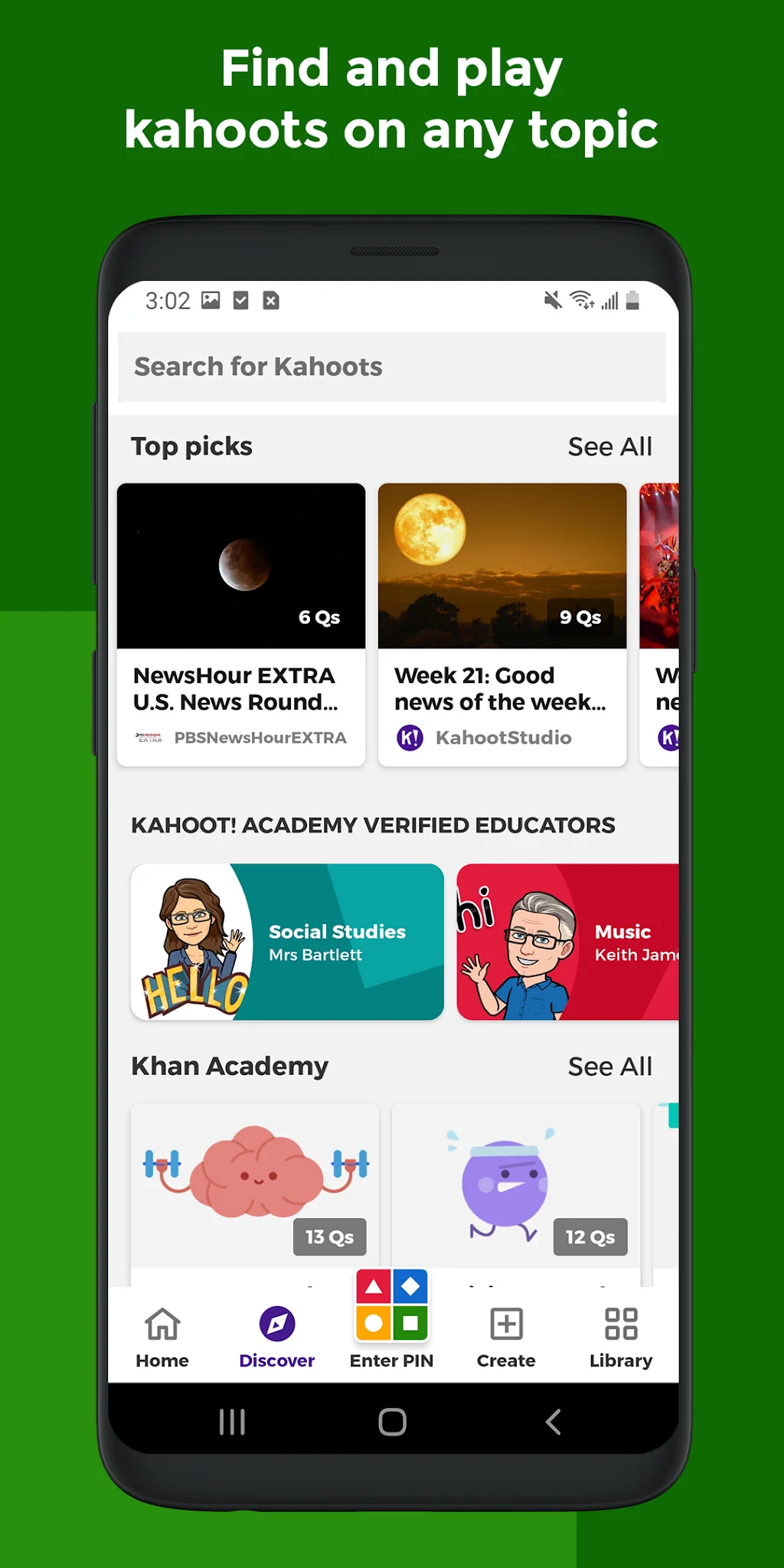 Capture d'écran Kahoot! 5