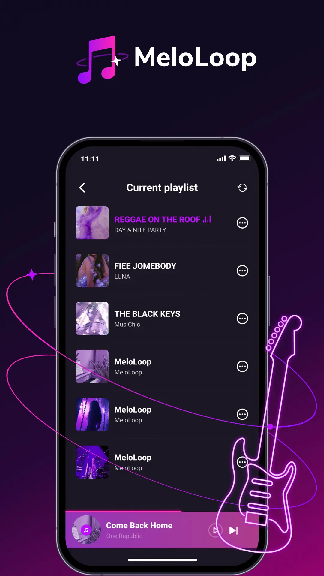 Скриншот MeloLoop-Music Player&Offline 1