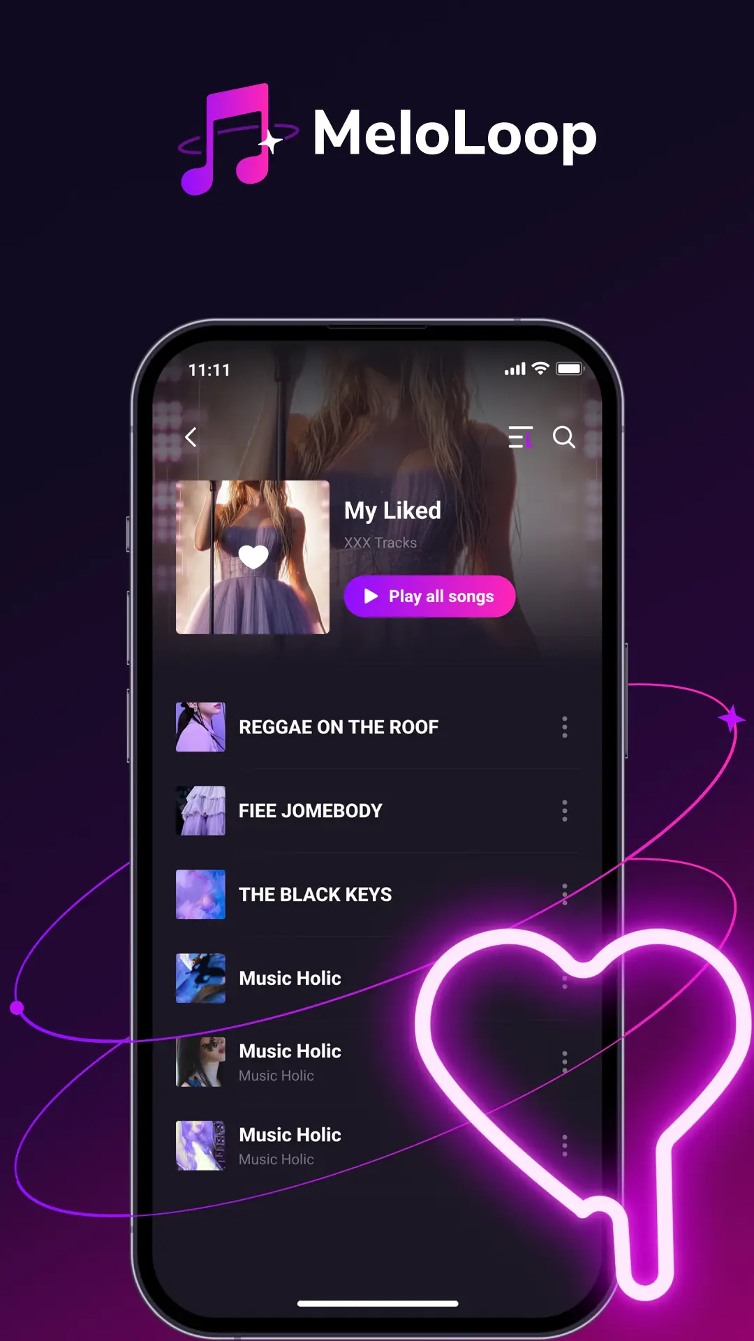 Скриншот MeloLoop-Music Player&Offline 4