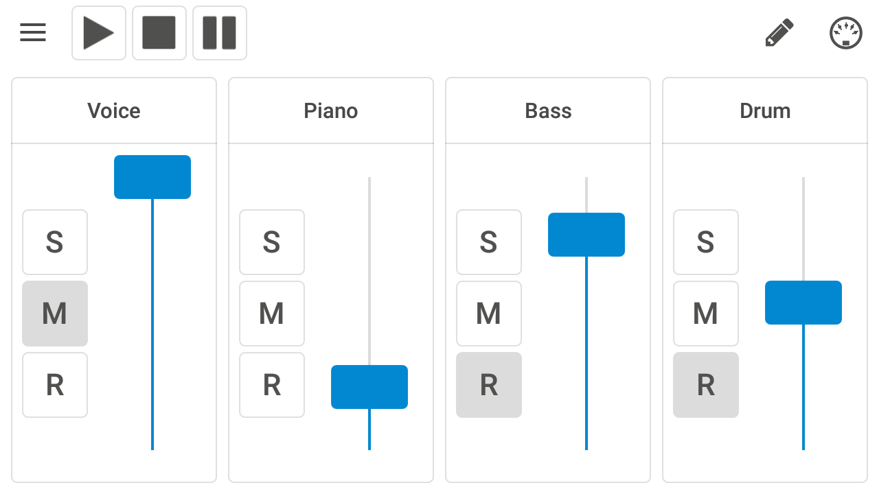 MIDI Mixer képernyőkép 3