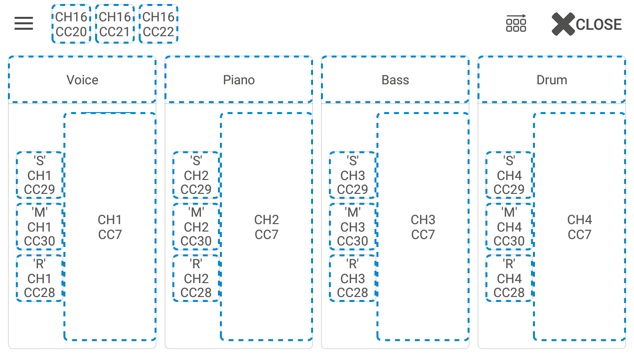 MIDI Mixer képernyőkép 5