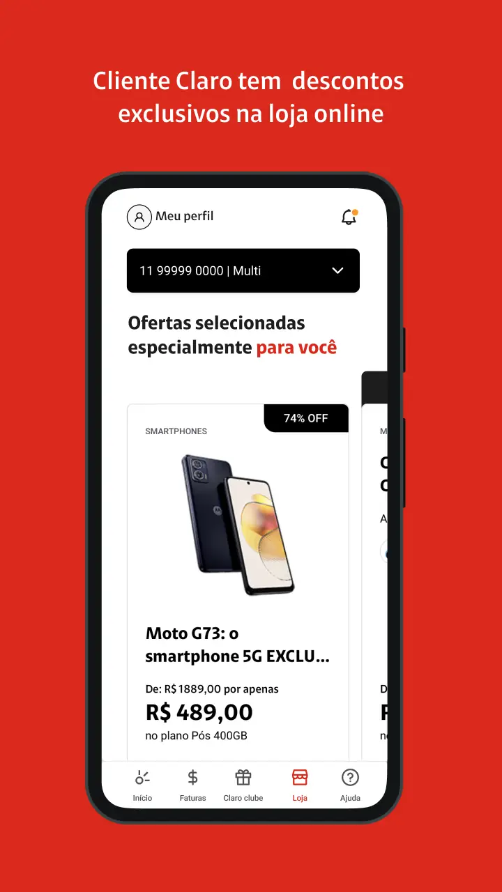 Скриншот Minha Claro 6