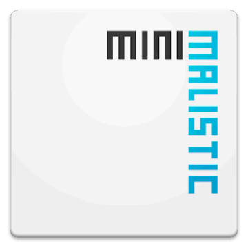 ไอคอน Minimalistic Text: Widgets