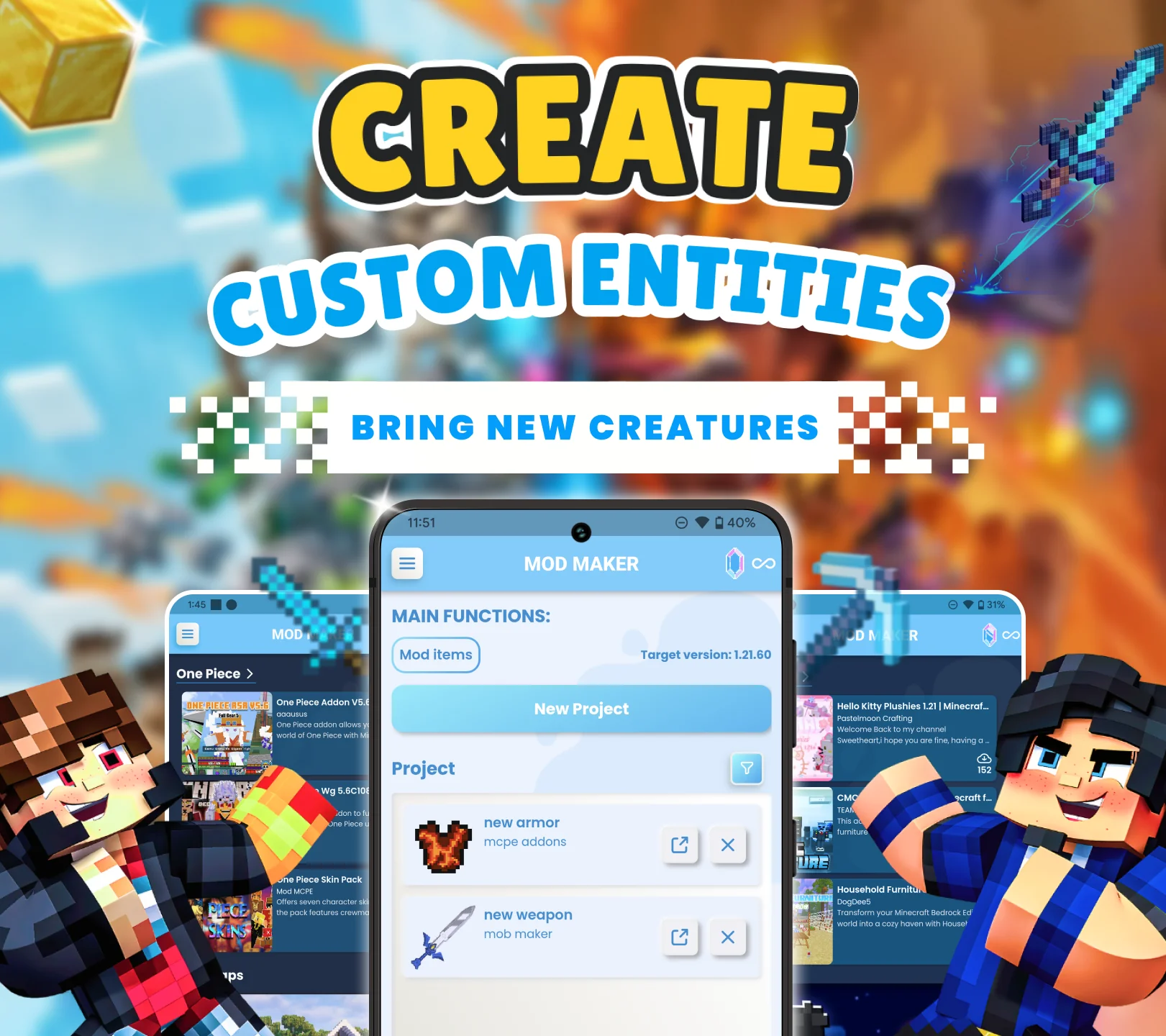 Снимка на екрана Mod Maker for Minecraft PE 2