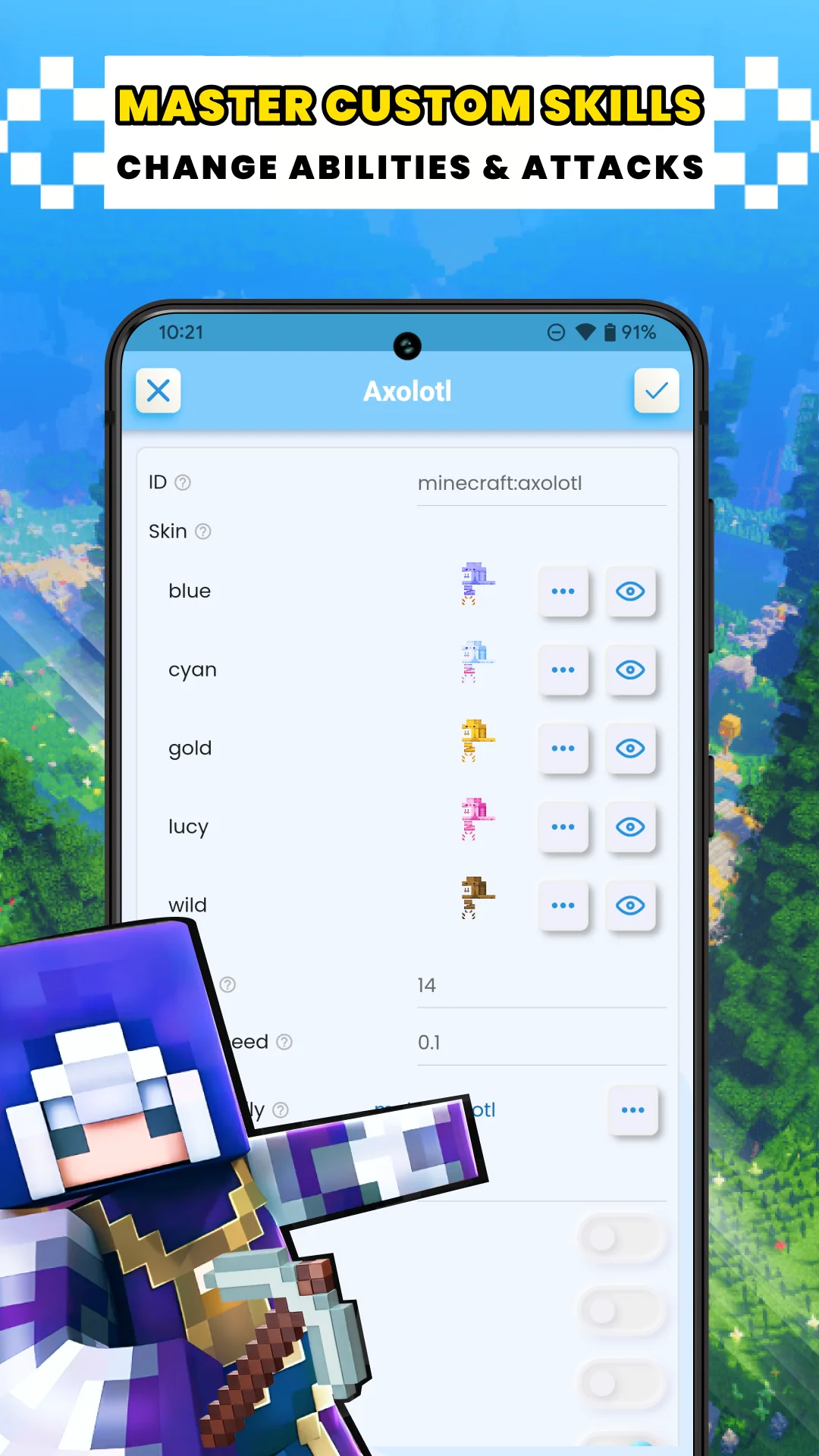 Снимка на екрана Mod Maker for Minecraft PE 5