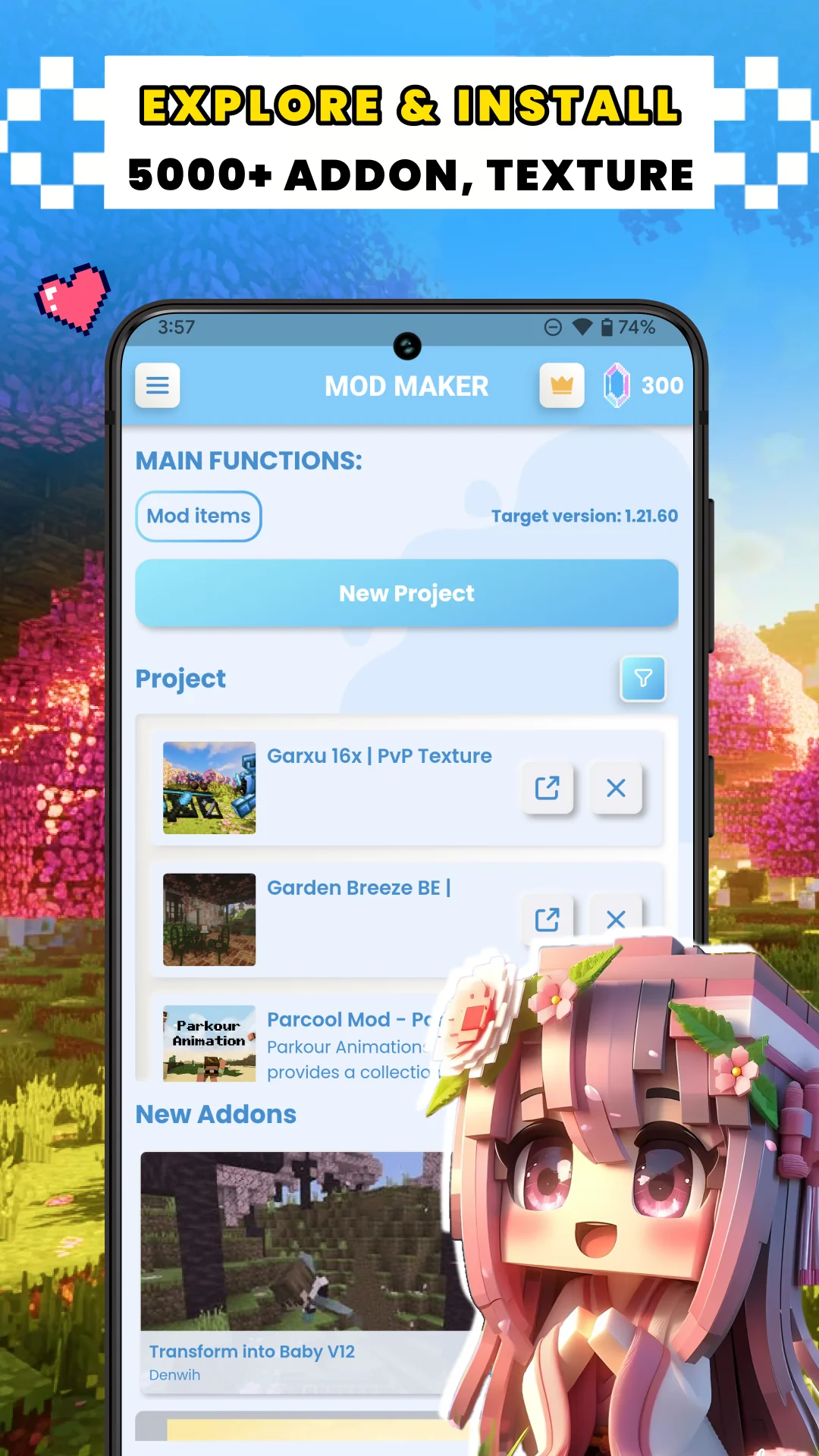Снимка на екрана Mod Maker for Minecraft PE 6