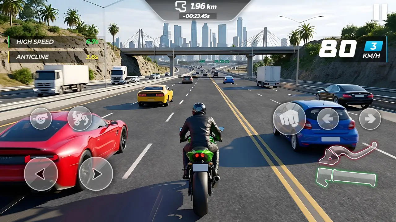 Screenshot Motor Speed Traffic 3D 2