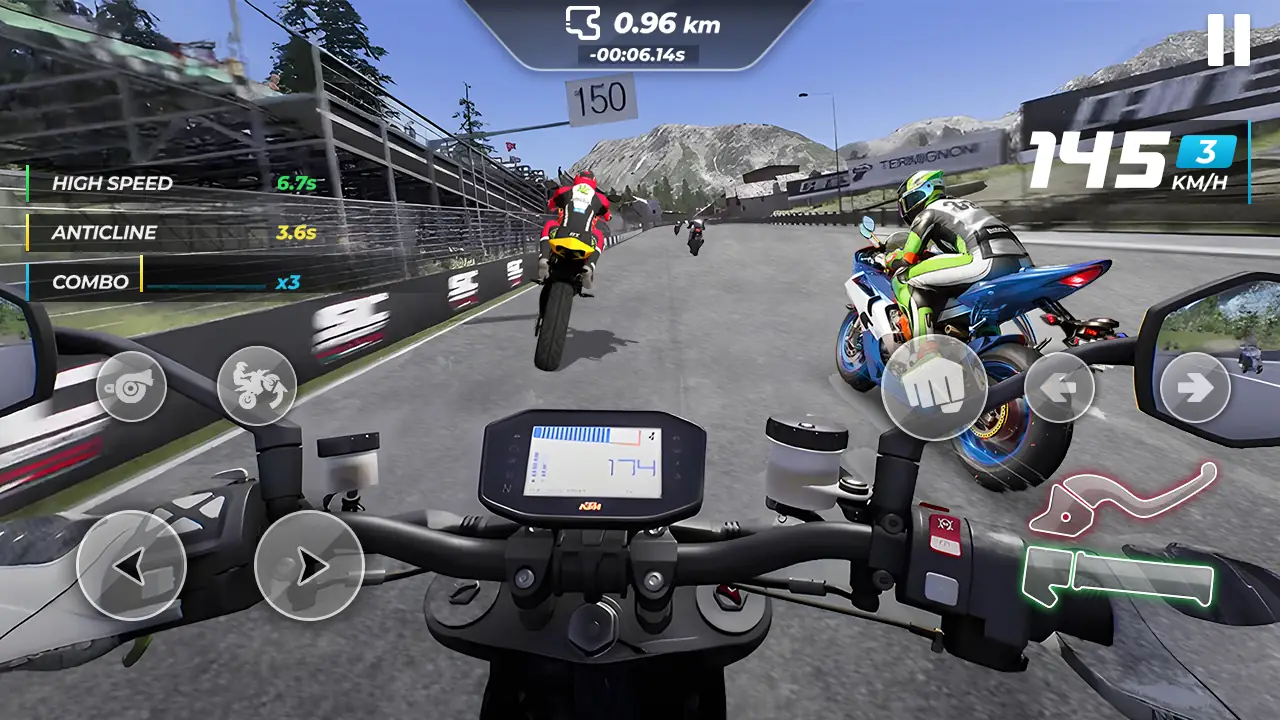Screenshot Motor Speed Traffic 3D 4