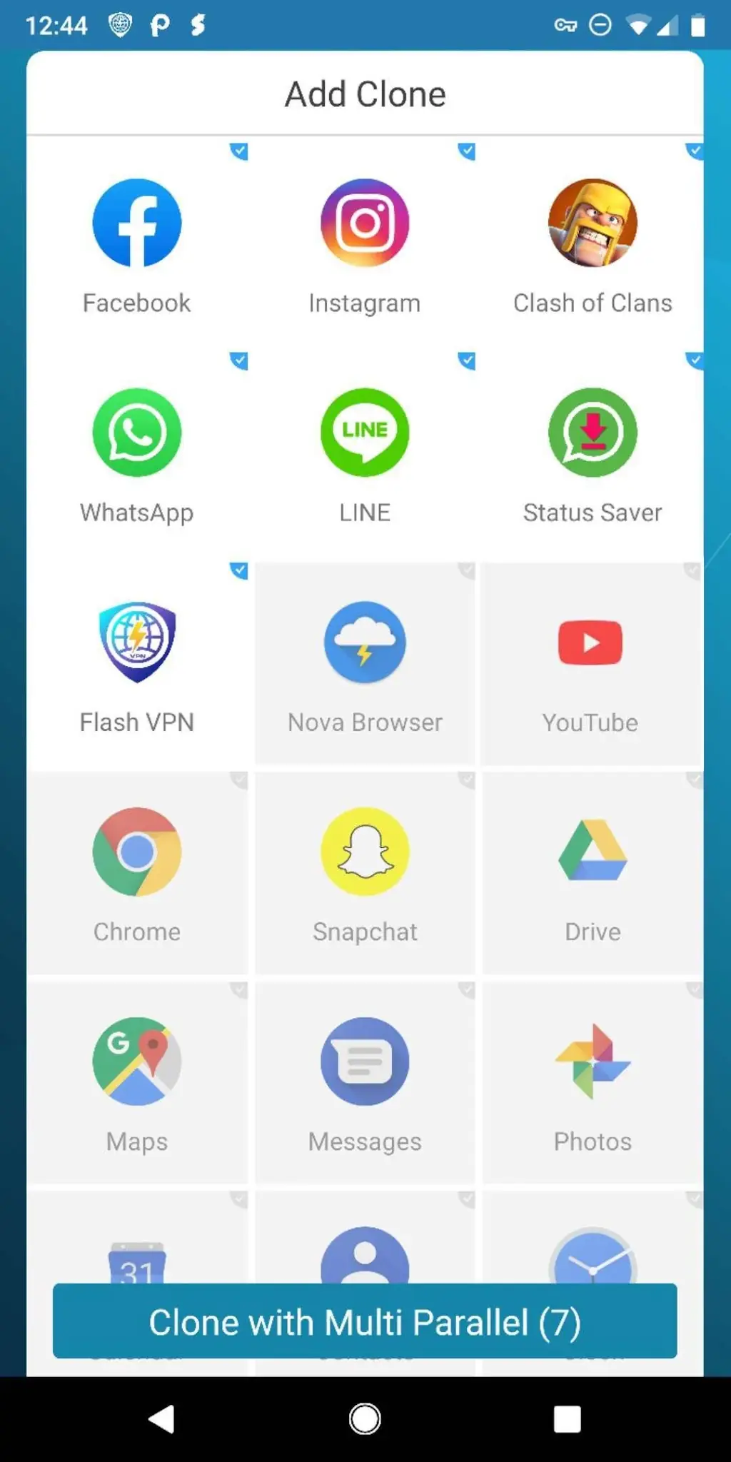 Screenshot Multi Parallel: Multi Accounts 2