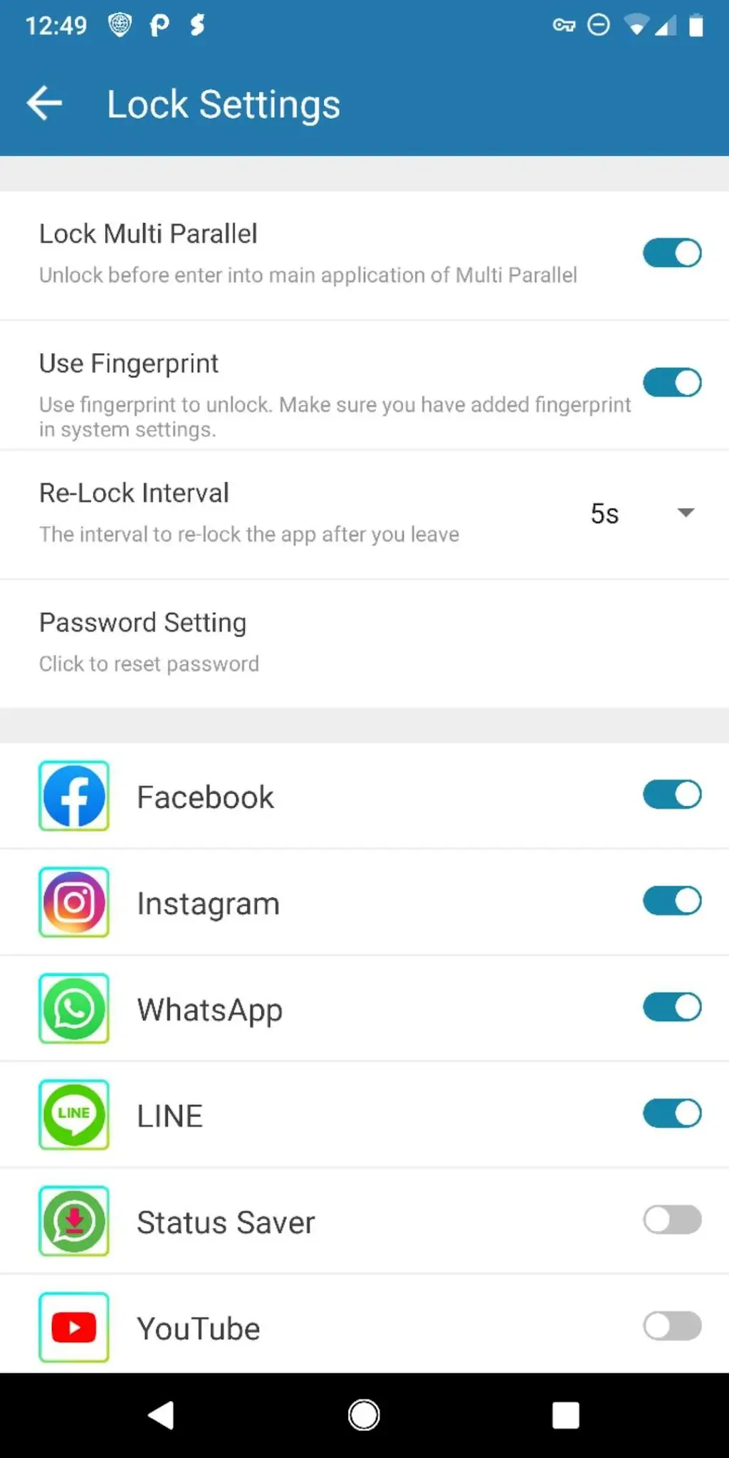Screenshot Multi Parallel: Multi Accounts 5