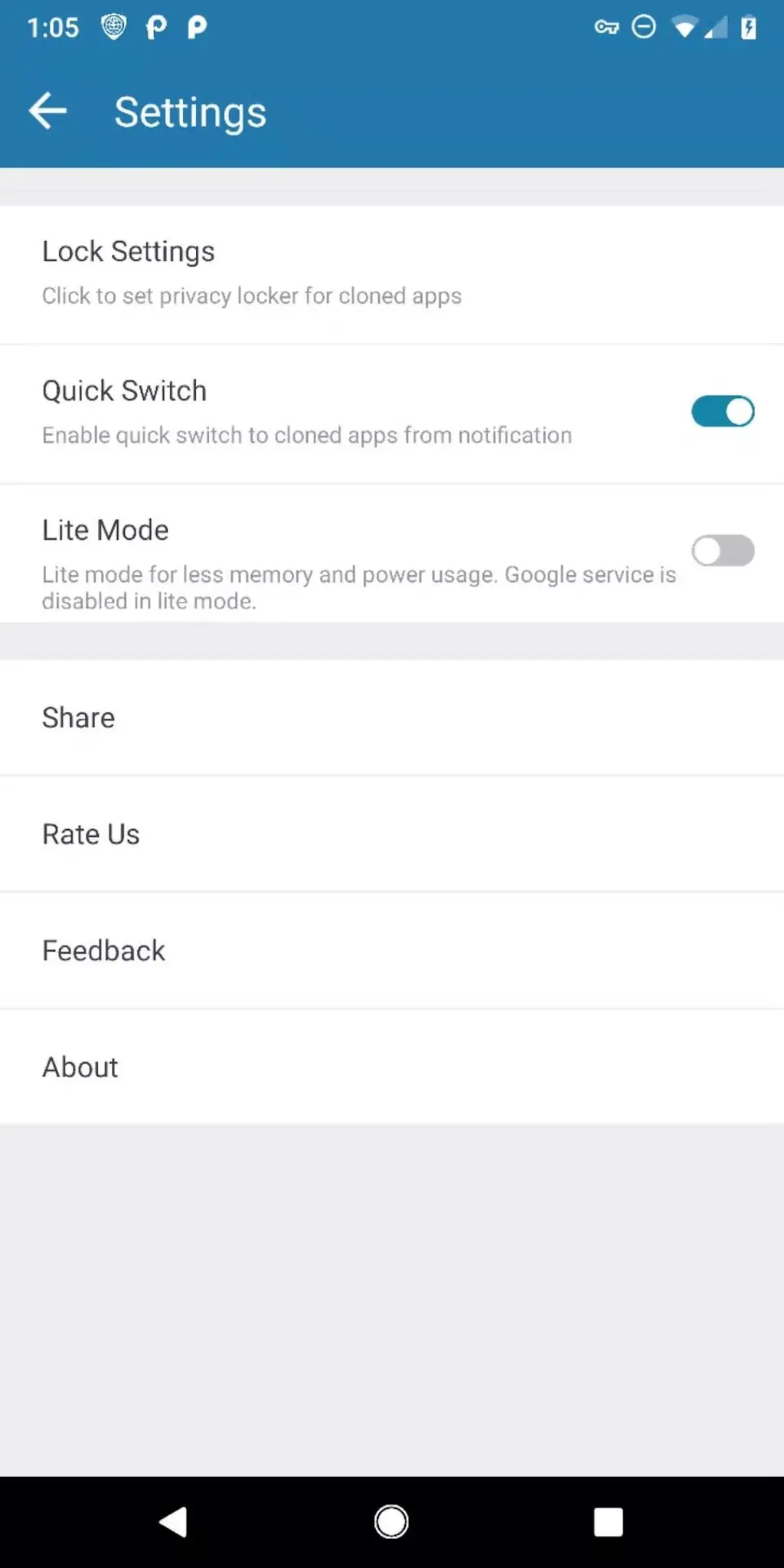 Screenshot Multi Parallel: Multi Accounts 8