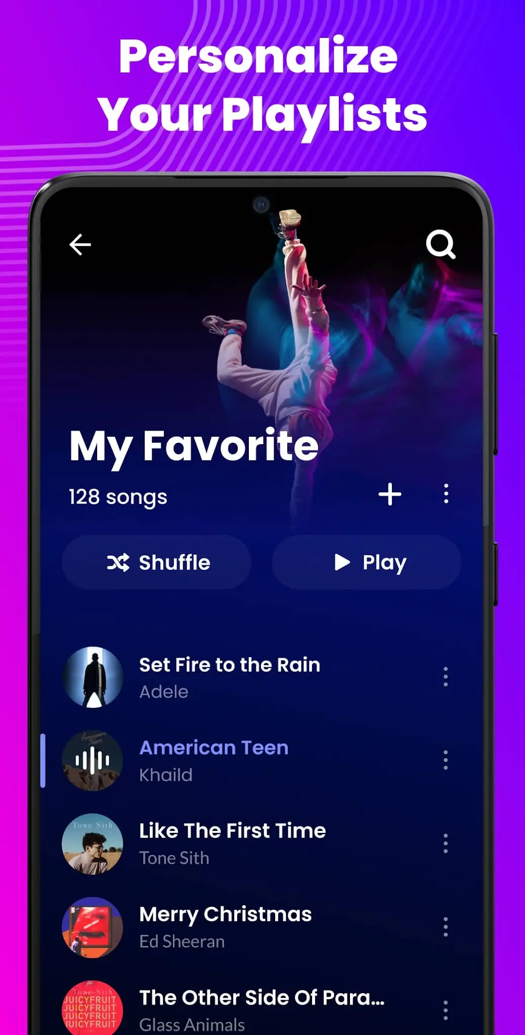 Tangkapan layar Pemutar Musik & Musik Offline 6