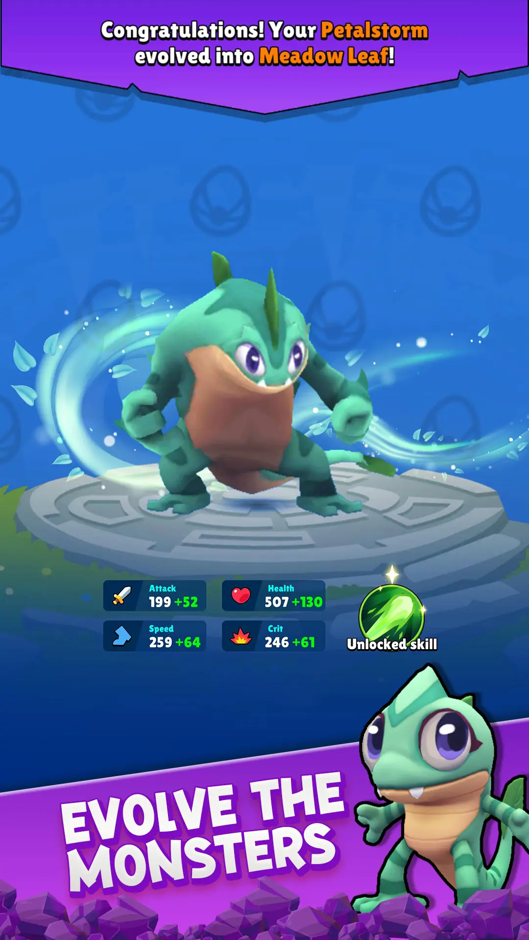 Captura de tela Negamon Lite: Monster Battle 3