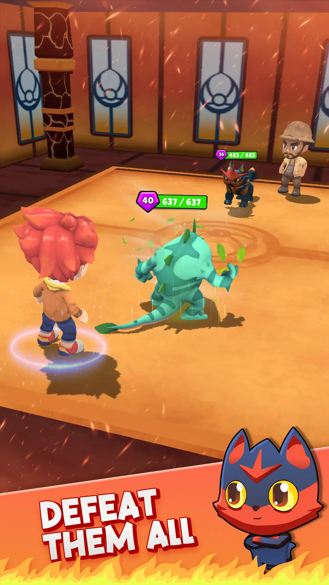 Captura de tela Negamon Lite: Monster Battle 4
